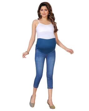 mama & bebe High-Rise Slim Fit Capris-picture-3