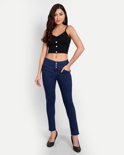 Buy Blue Jeans & Jeggings for Women by ANGELFAB Online