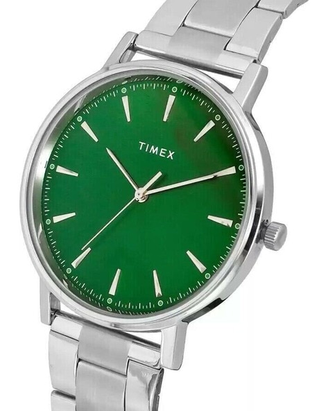 Timex best sale green watch