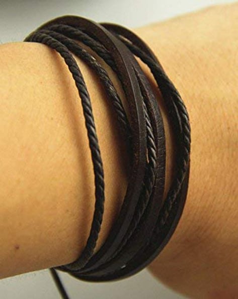 Men's Bracelet, Black String Bracelet for Men With Long Bronze Bar, Black  Cord, Bracelet for Men, Gift for Him, Mens Jewelry, Stack Bracelet - Etsy