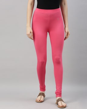 Mid-Rise Leggings with Ankle Length