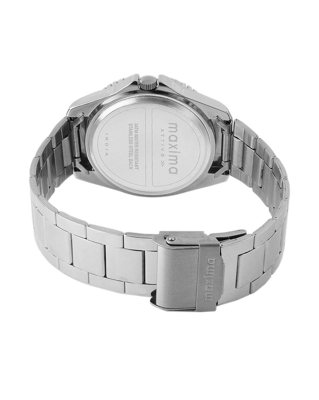 Reloj quartz water online resist stainless steel back