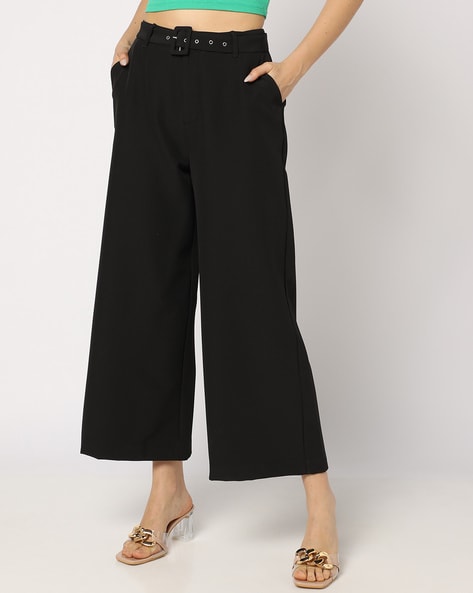Buy Asos Design women wide leg solid culottes pants lavender Online |  Brands For Less