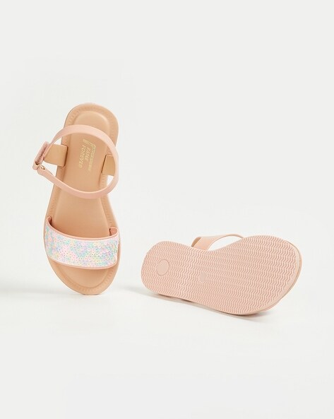 Buy Pink Sandals for Girls by FAME FOREVER BY LIFESTYLE Online