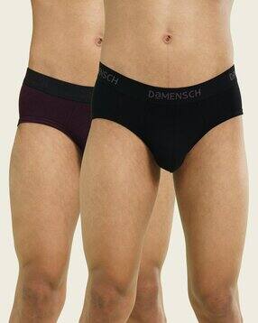 Pack 2 Briefs with Logo Waistband-image-0