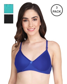 Buy FASTDEAL pack of 4 Women Sports Bra Lightly Padded Bra (Multicolor)  (size-28A) Online at Best Prices in India - JioMart.