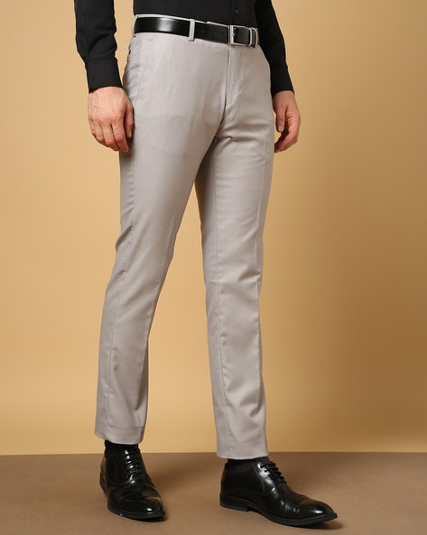 Buy Arrow Men Beige Smart Fit Formal Trousers - Trousers for Men 632192 |  Myntra