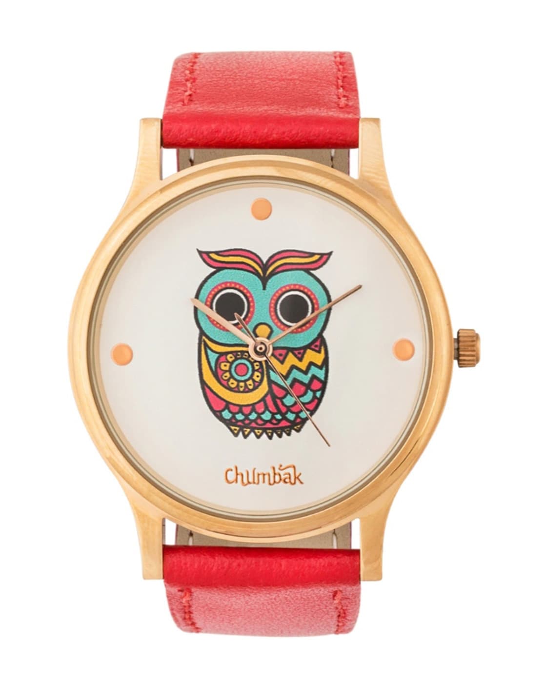 Buy TEAL BY CHUMBAK Women Red Analogue Watch 8907605091353 - Watches for  Women 11154404 | Myntra