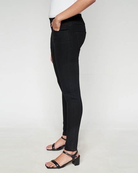 Black Mid Waist Ladies Leggings, Straight Fit at Rs 250 in Mumbai