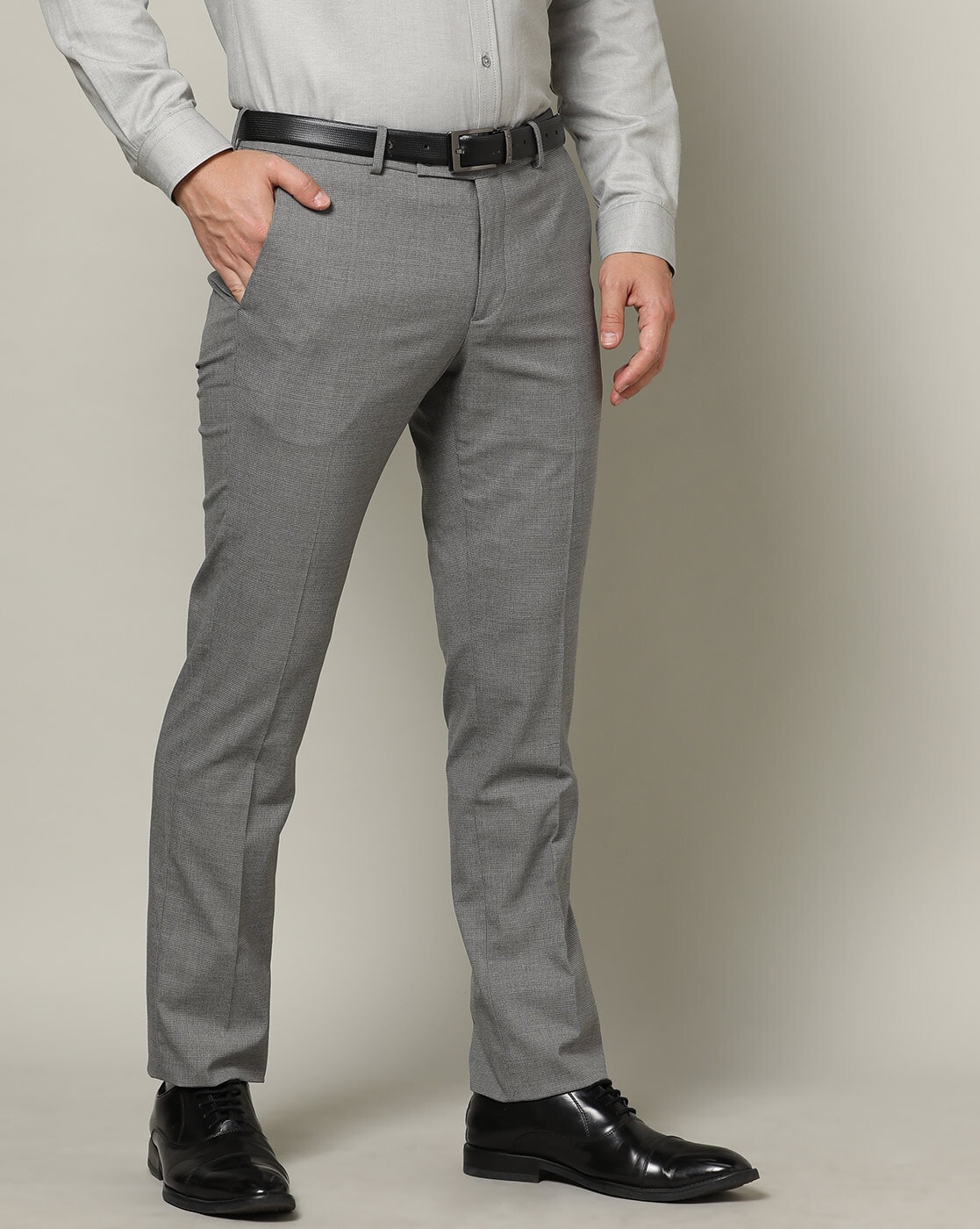Buy online Grey Textured Flat Front Formal Trouser from Bottom Wear for Men  by Arrow for 1429 at 47 off  2023 Limeroadcom