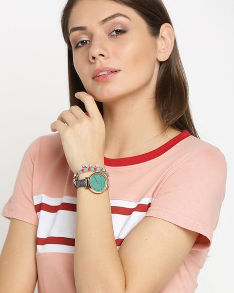 Buy Green Watches for Girls by TEAL BY CHUMBAK Online Ajio