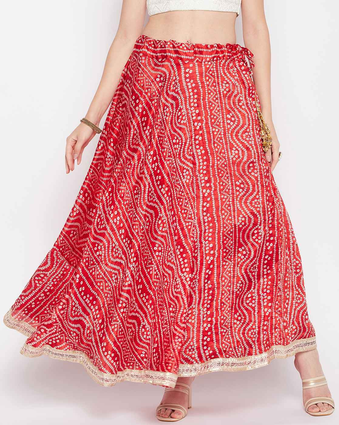 Buy Red Skirts & Ghagras for Women by Clora Creation Online Buy Red Skirts & Ghagras for Women by Clora Creation Online