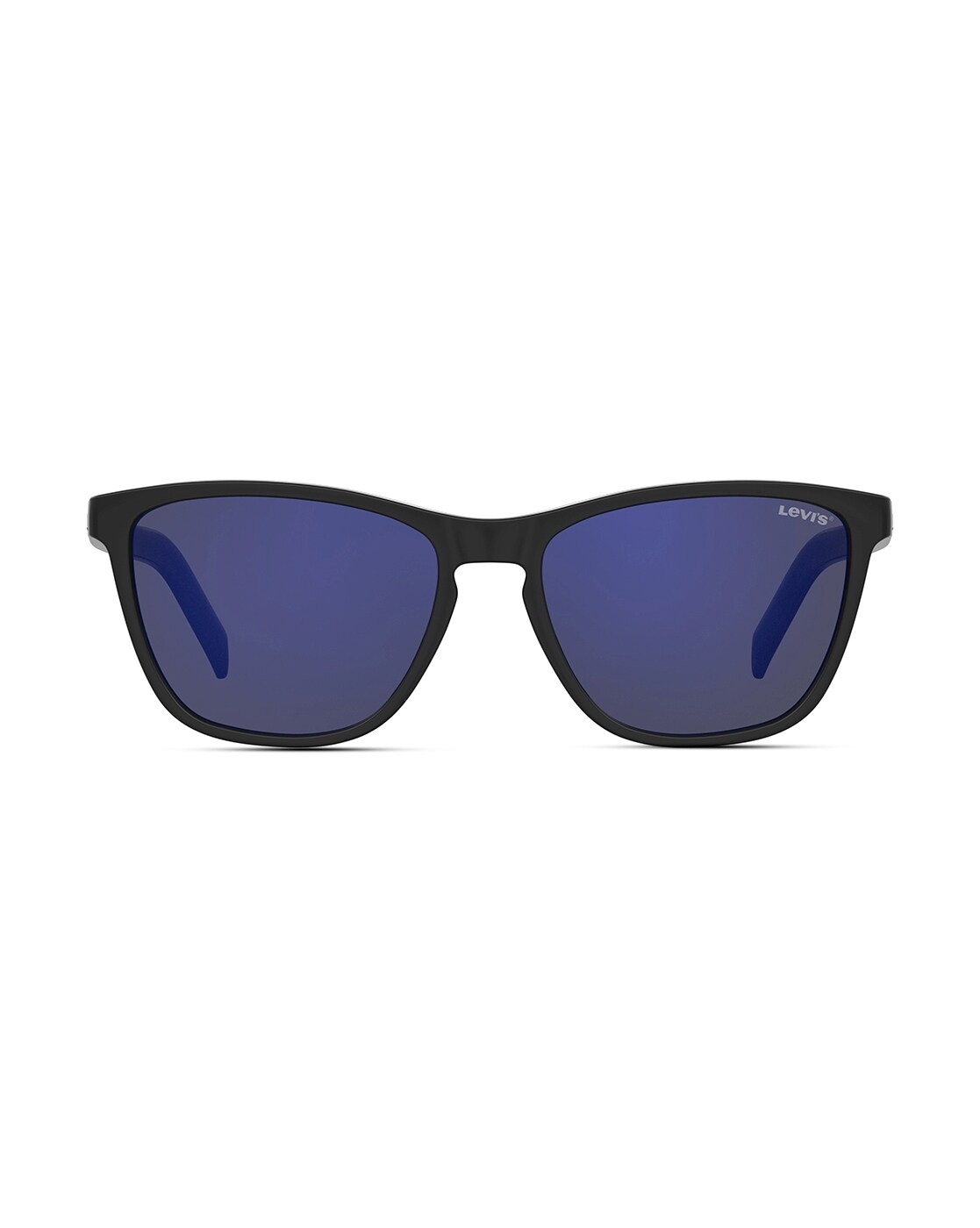 Sunglasses with reflection of the blue sky in glass. Selective focus photo  Stock Photo - Alamy