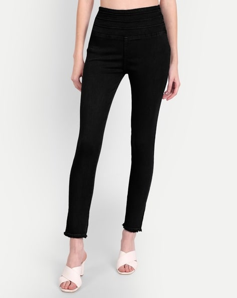 Buy Black Jeans & Jeggings for Women by Delan Online