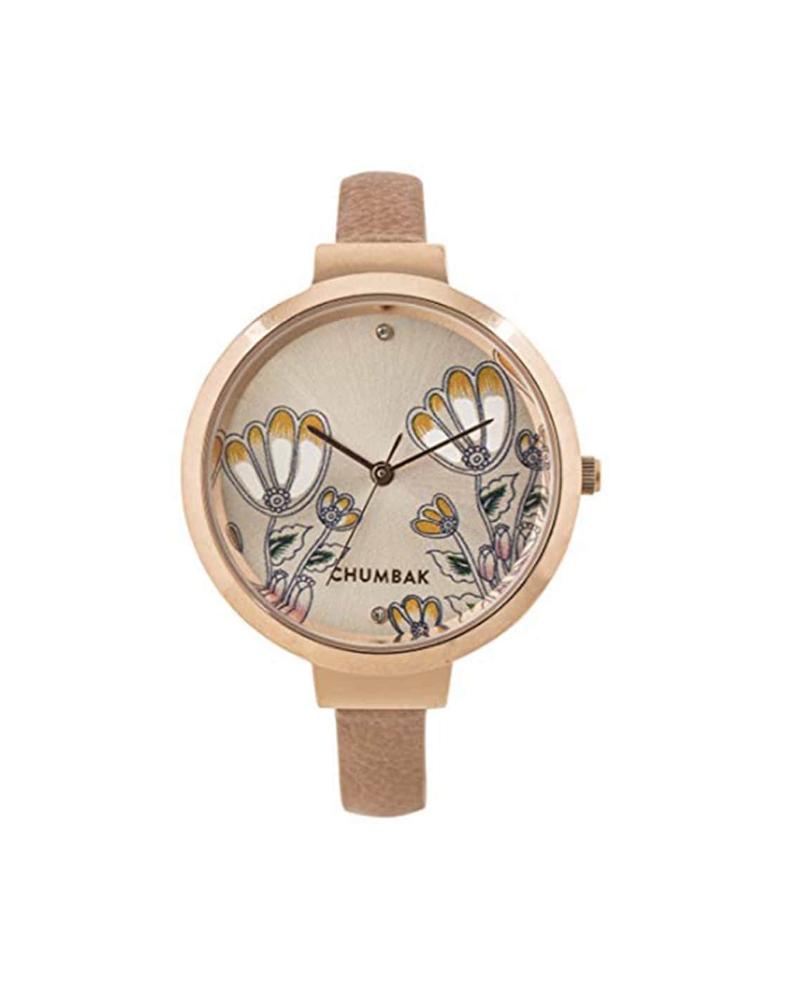 New Geneva Platinum Floral Silicon Strap normal size Dial Women's Analog  Watch - For Girls & Women