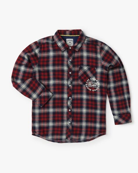 Lee Cooper Checked Slim Fit Shirt