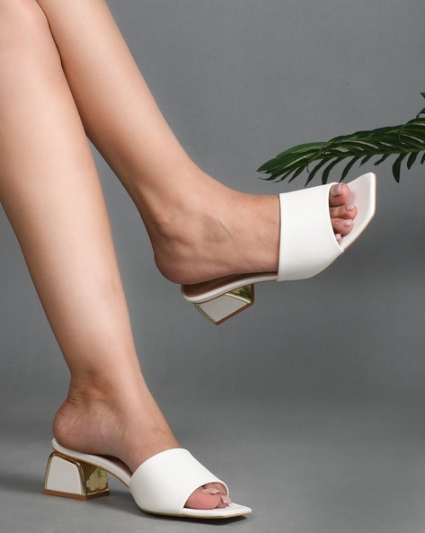 Petal White Patent High Heel Sandals | White sandals heels, Girly shoes, White  womens sandals