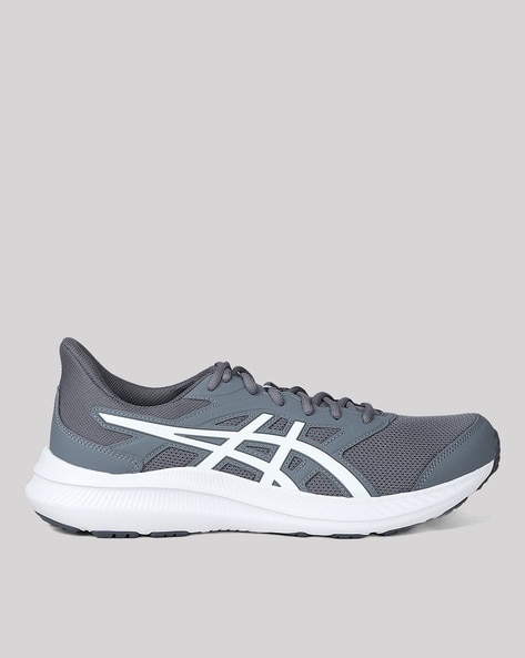 Asics grey running shoes new arrivals