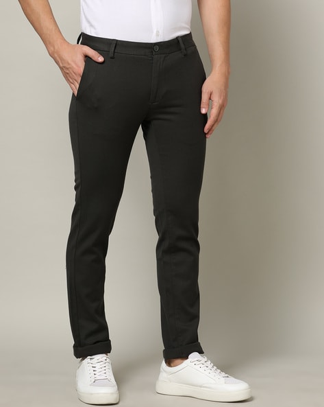 Arrow Sports Casual Trousers  Buy Arrow Sports Men Navy Blue Jackson  Skinny Fit Solid Casual Trousers Online  Nykaa Fashion