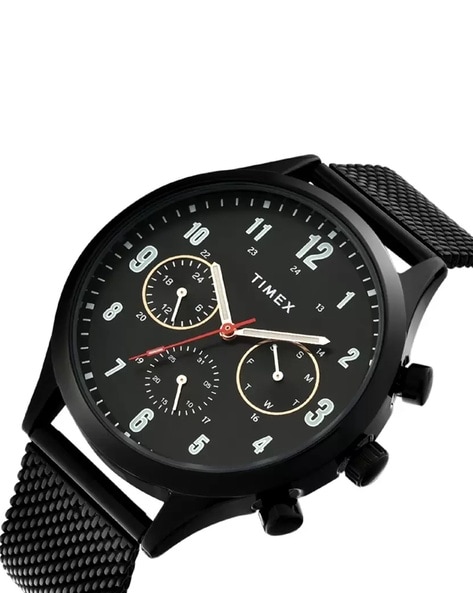 Timex black hot sale chronograph watch