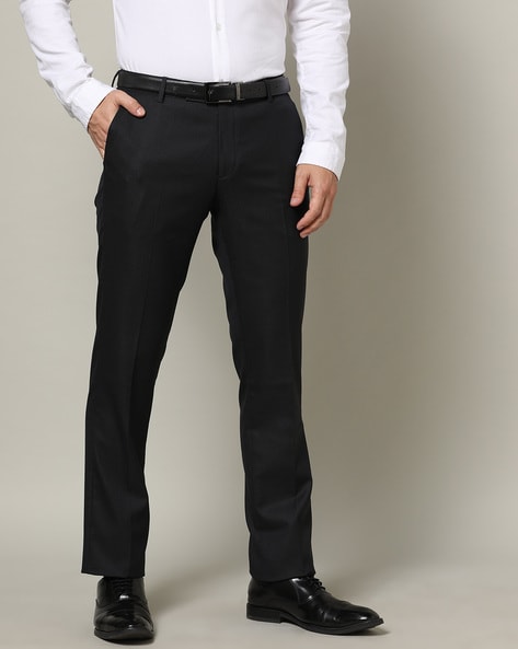ARROW Tapered Men Black Trousers  Buy ARROW Tapered Men Black Trousers  Online at Best Prices in India  Flipkartcom