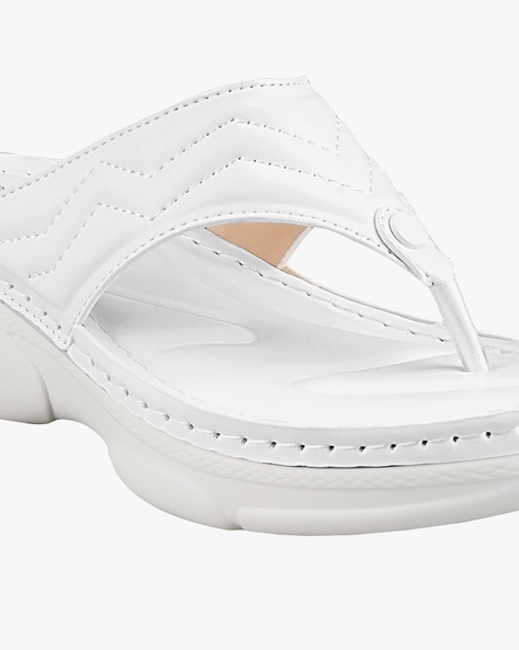 Buy White Flat Sandals for Women by Steppings Online