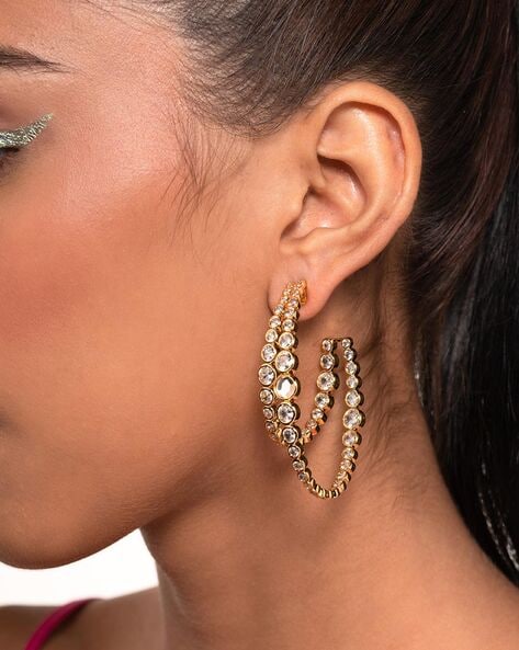 Maxilla Double Hoop Earrings | Rosie Kent Jewellery