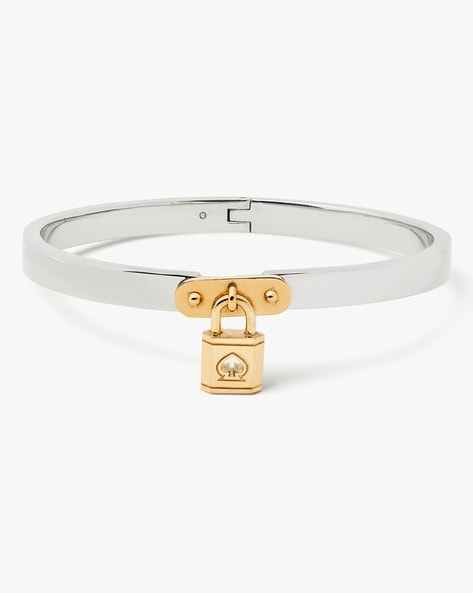 Kate Spade New York Find The Silver Lining Idiom Bangle Argento.com