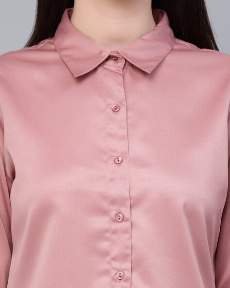 Buy Pink Shirts for Women by STYLE QUOTIENT Online