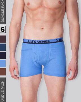 lux venus Pack of 6 Pocket Trunks -Assorted-picture-16