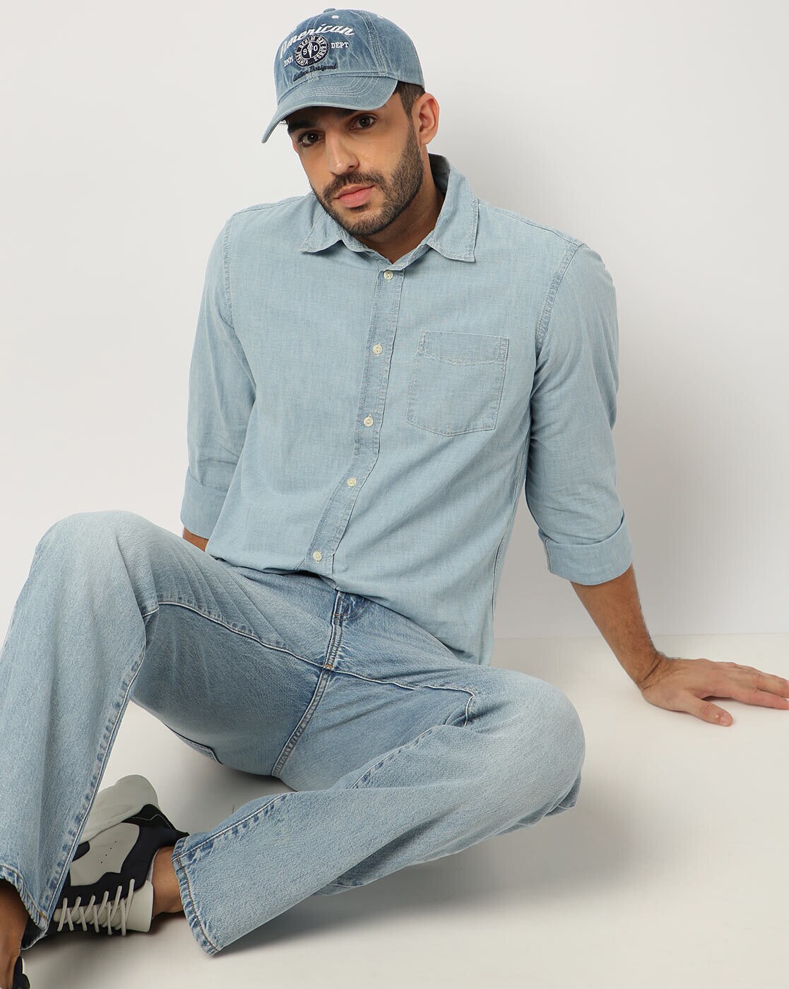 Men's Denim Shirt Outfits: 5 Days, 5 Ways - Style Girlfriend