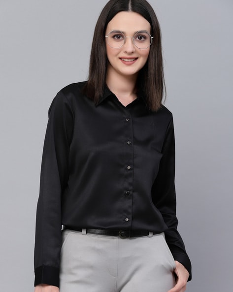 Buy Black Shirts For Women By Style Quotient Online | Ajio.Com