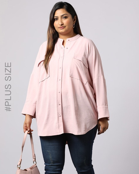 Buy Pink Shirts for Women by Outryt Online