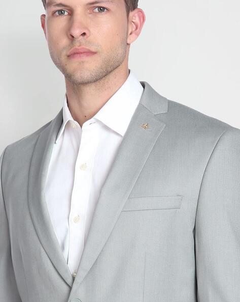 Men Designer Grey Full Sleeve Suit, Cotton at Rs 5500/set in