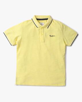 pepe jeans Booster JR Brand Print Polo T-Shirt-picture-15