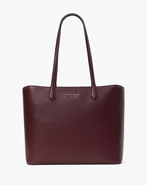 Kate spade 2025 maroon handbag