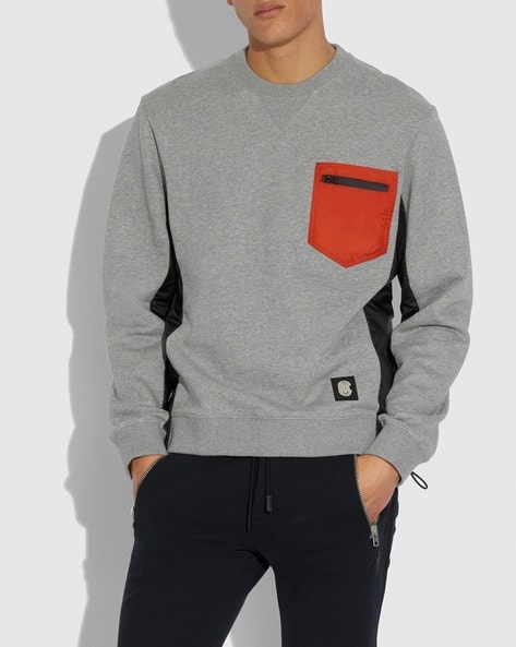 Coach on sale sweatshirt mens