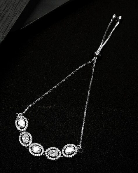 Graduated Diamond Bezel Soft Chain Bracelet – Ring Concierge