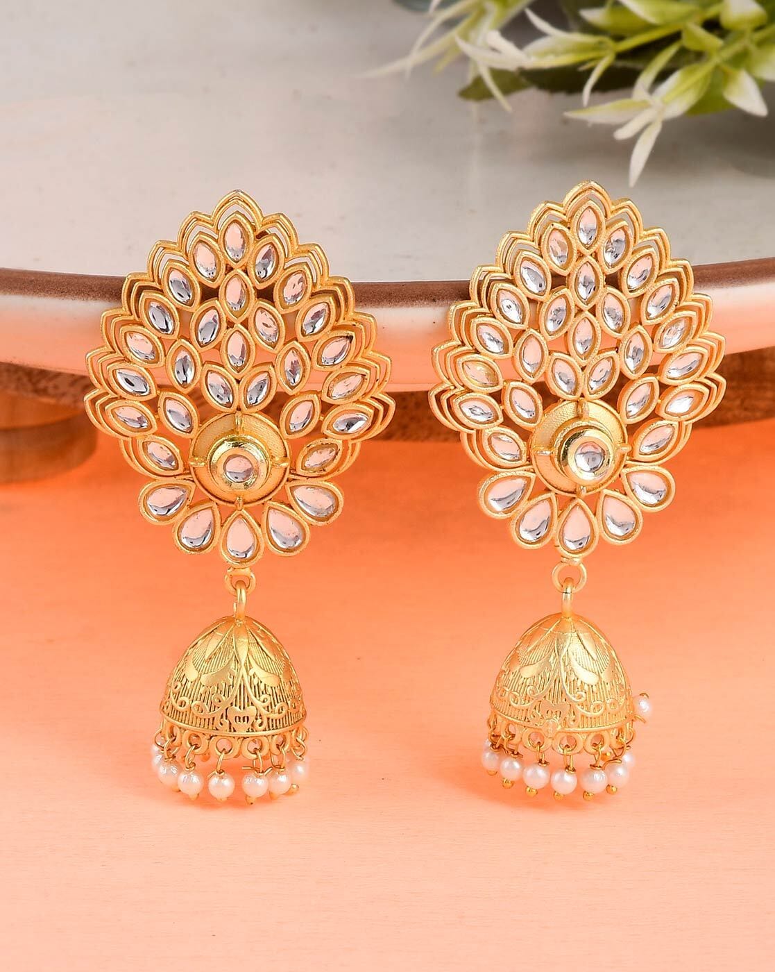 Fairy Tale Diamond Jhumka Earrings-Candere by Kalyan Jewellers