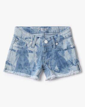 Buy Blue Shorts 3/4ths for Girls by Polo Online