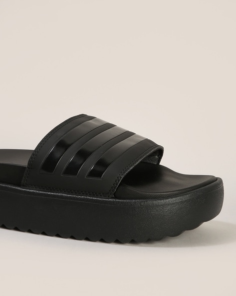 adidas Adilette Aqua Slides - Black | adidas India