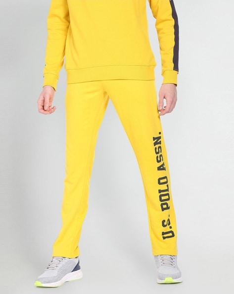 Yellow polo jogging cheap suit