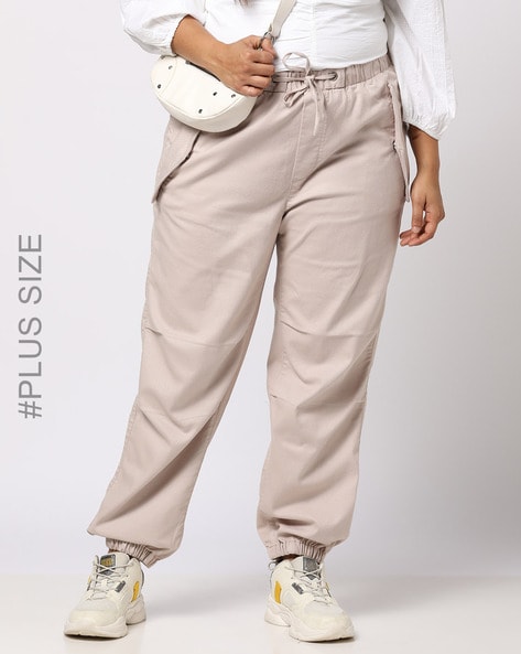 Buy Beige Trousers & Pants for Women by Fyre Rose Online