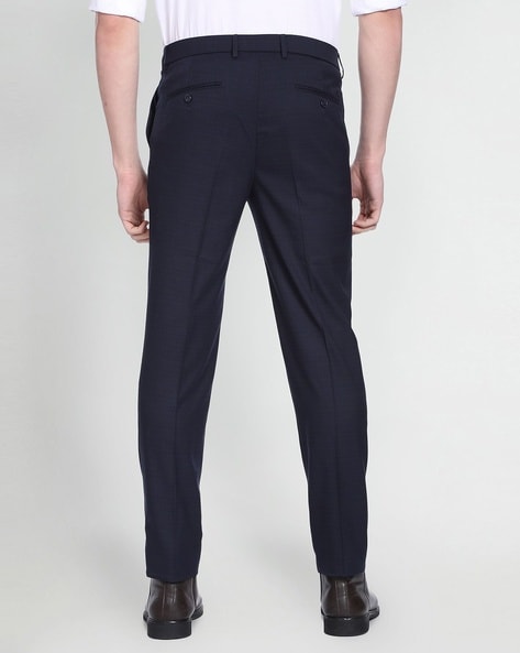 Buy Men Beige Solid Slim Fit Formal Trousers Online - 808147 | Peter England