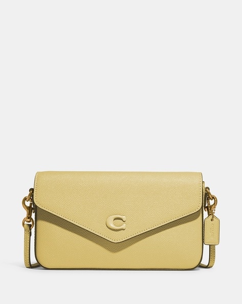 Yellow coach cheap crossbody bag