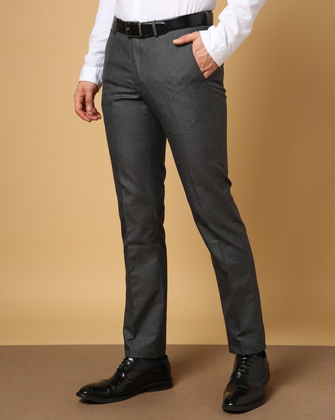 Buy Arrow Sport Off White Slim Fit Trousers for Men Online @ Tata CLiQ