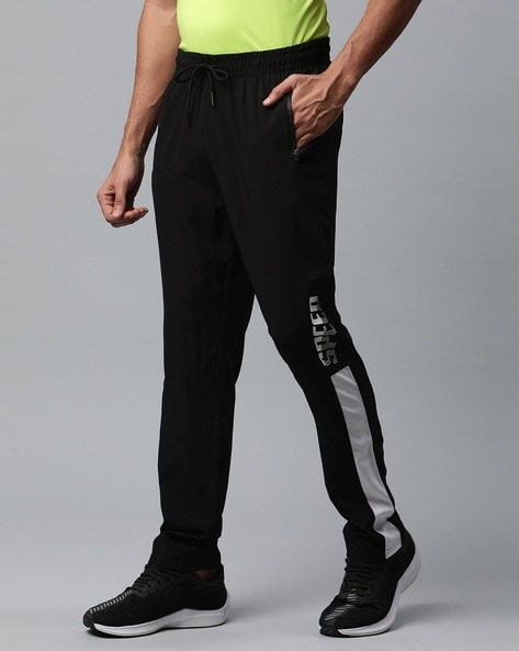 Buy HRX By Hrithik Roshan Men Grey Striped Running Track Pants  Track Pants  for Men 6833349  Myntra
