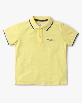pepe jeans Booster JR Brand Print Polo T-Shirt-picture-35