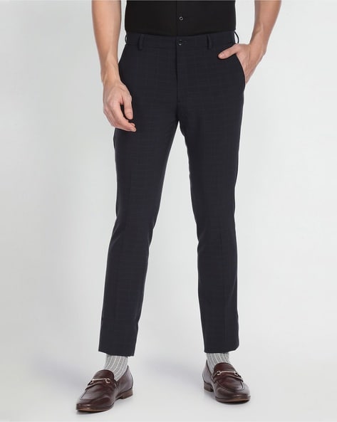 Buy Arrow Heathered Formal Trousers - NNNOW.com