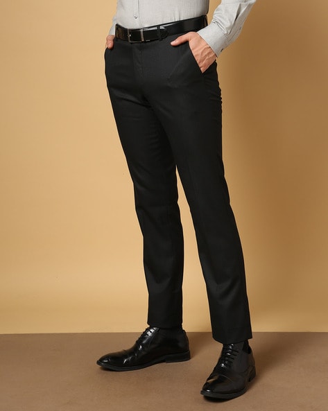 Addilyn Black Cotton-Blend Tailored Straight-Leg Split Trousers – Club L  London - UK